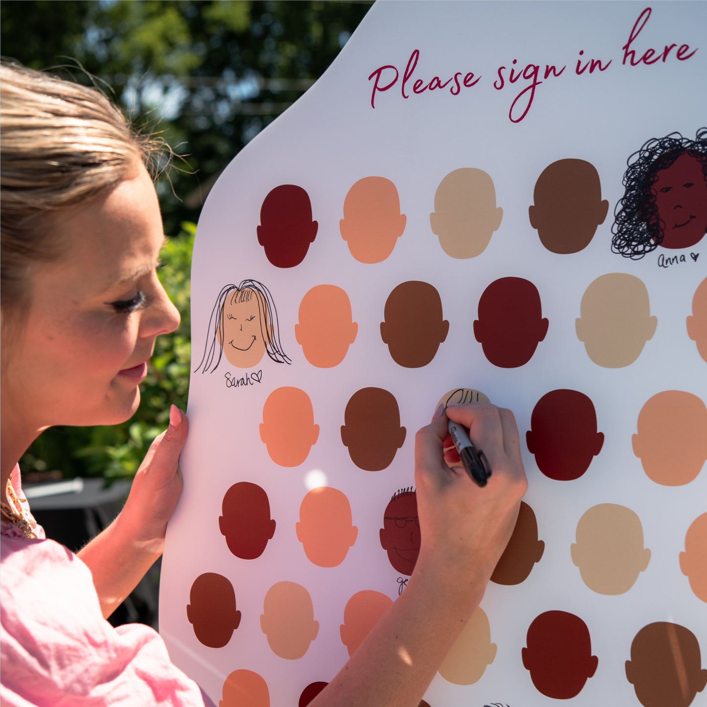 Georgia Draw-A-Face Guestbook