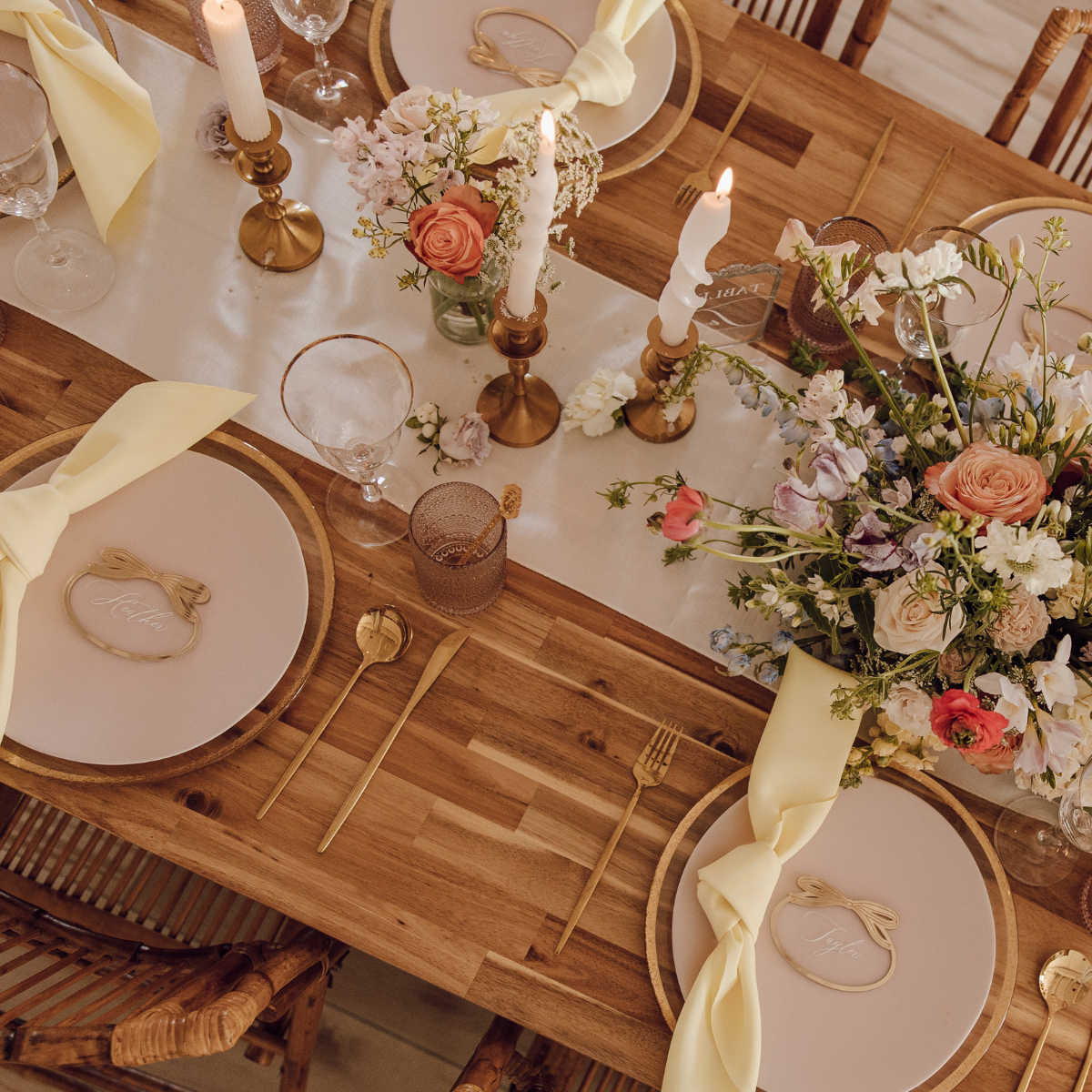 Heather Clear Place Cards (Set of 12)