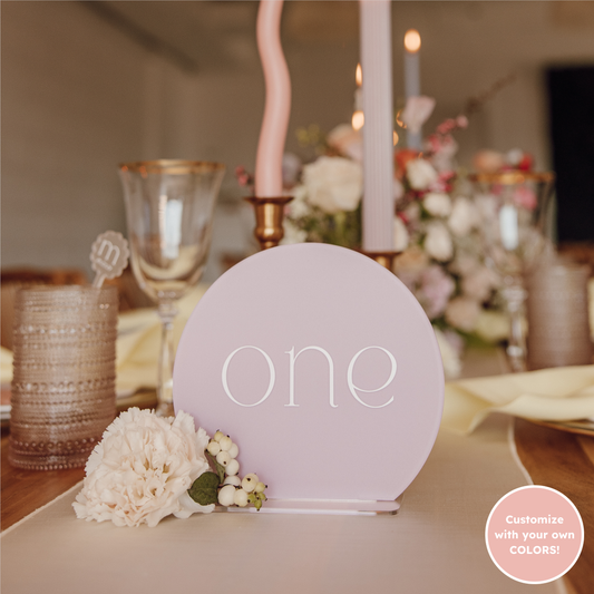 Lena Table Number Set