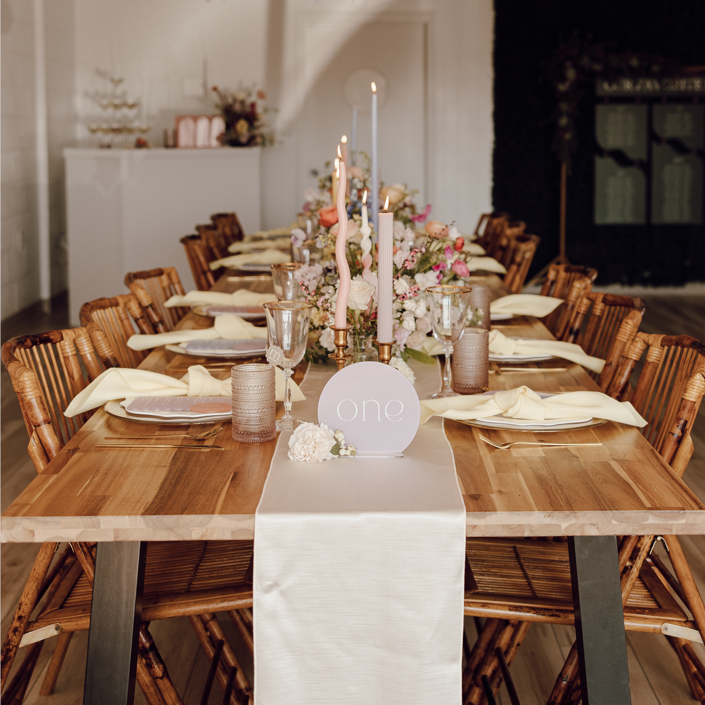 Lena Table Number Set