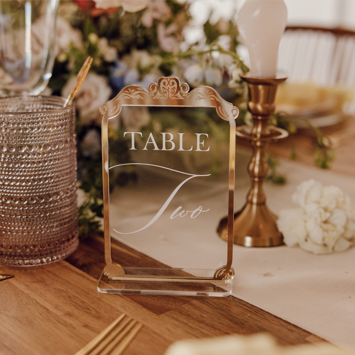 Heather Table Number Set