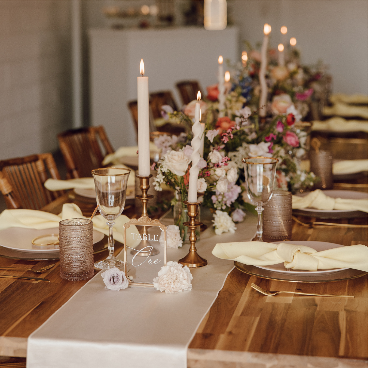 Heather Table Number Set