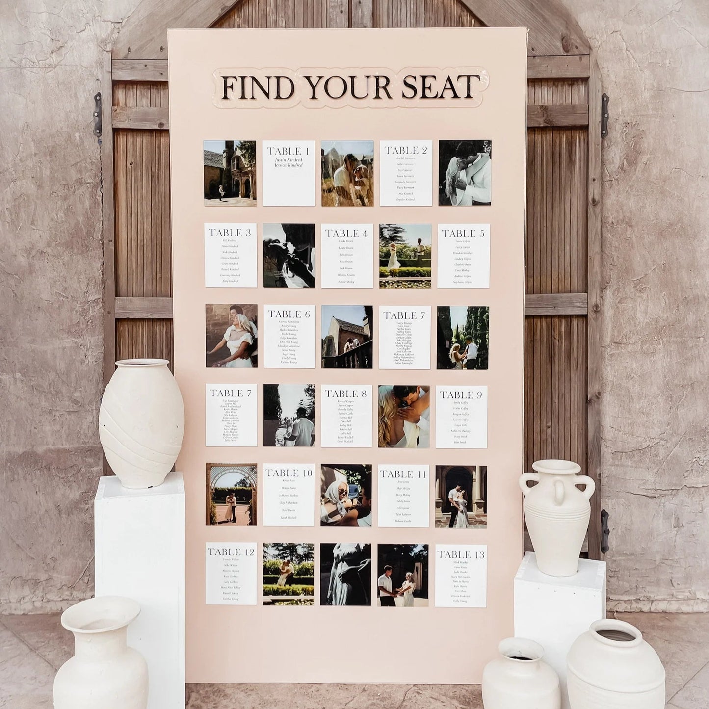 Baldwin Seating Chart Kit (Wall Not Included)