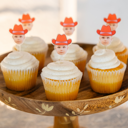 RaeLynn Cowboy Sweetheart | Face Cupcake Toppers (24 Pack)