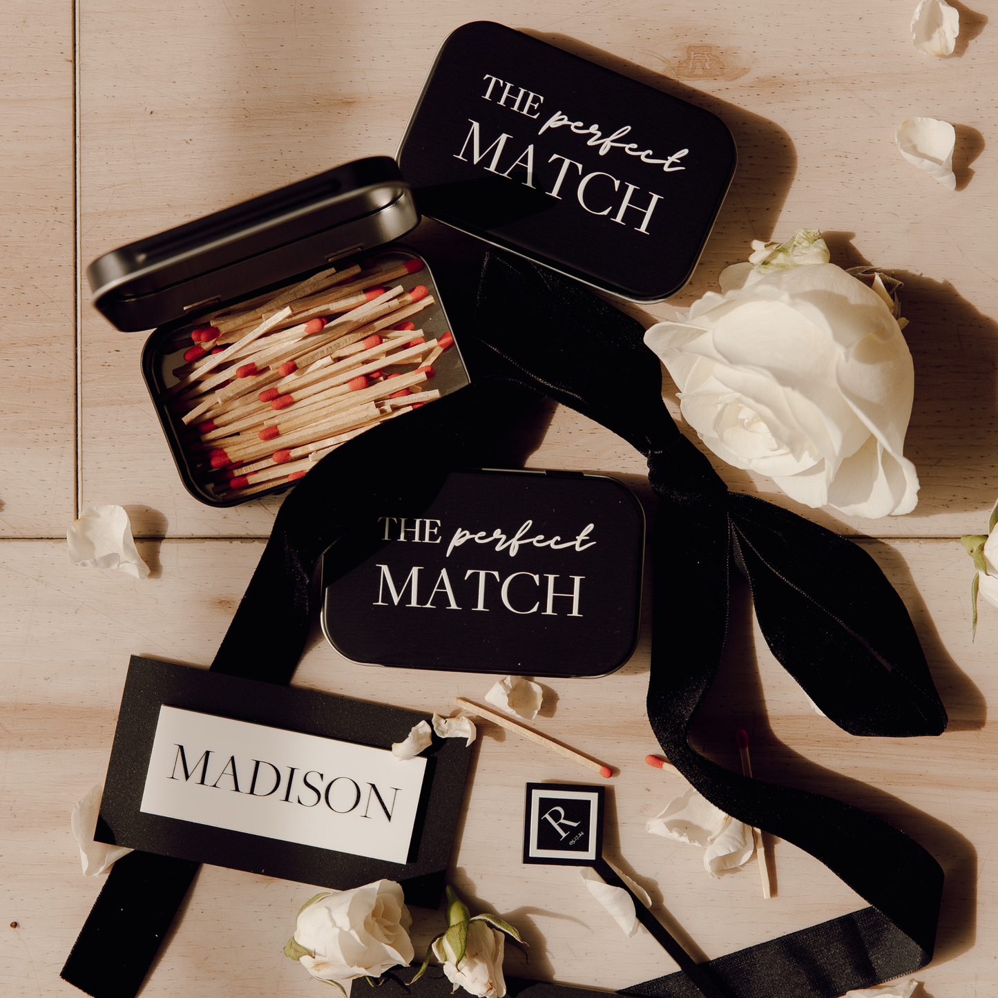 Baldwin Match Box Favors (Set of 12)