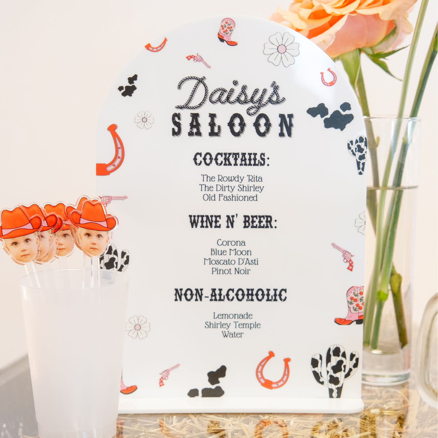 RaeLynn The Saloon | Custom Drink Menu