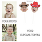 RaeLynn Cowboy Sweetheart | Face Cupcake Toppers (24 Pack)