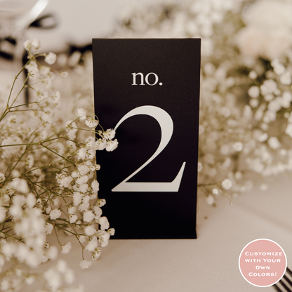 Lynn Table Number Set